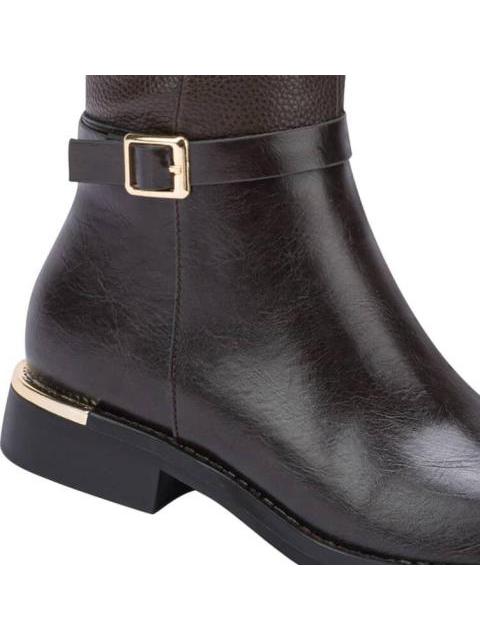 BOTA ALTA HEBILLA METALICA CAFE TIERRA BENDITA DELUXE