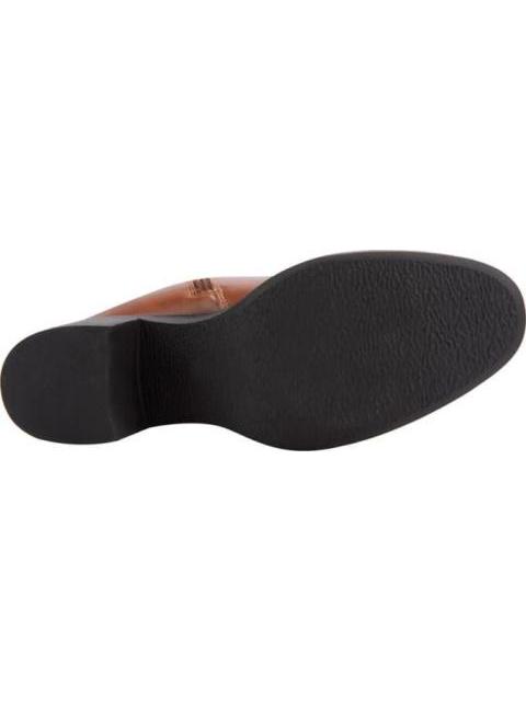 BOTA ALTA HEBILLA METALICA COGNAC TIERRA BENDITA