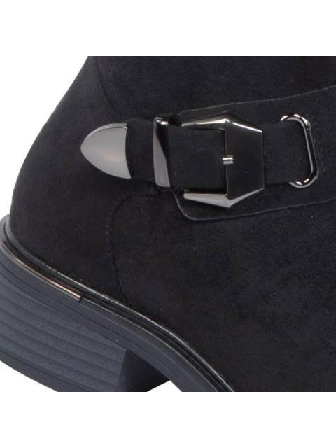 BOTA ALTA HEBILLA METALICA NEGRO TIERRA BENDITA