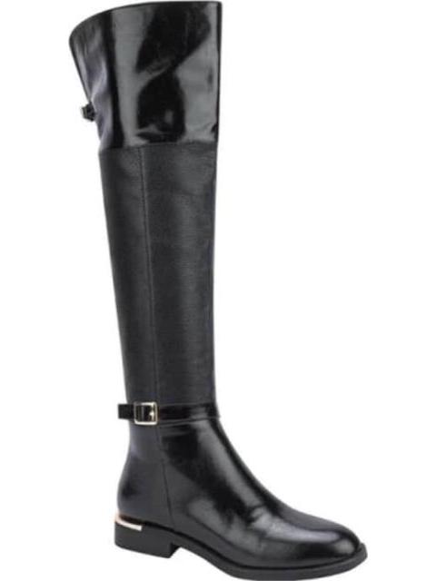 BOTA ALTA HEBILLA METALICA NEGRO TIERRA BENDITA DELUXE