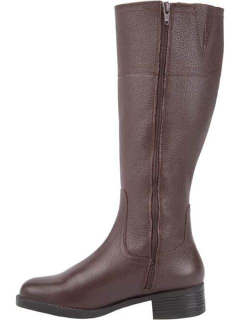 BOTA ALTA PIEL VACUNO ROJO LADRILLO VIVIS SHOES