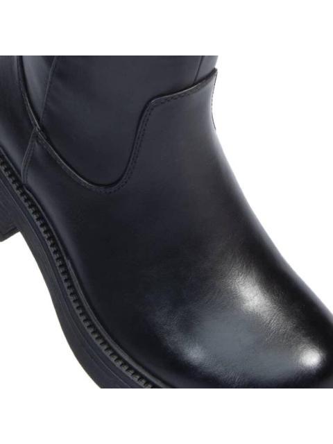 BOTA ALTA PLACA EN TACON NEGRO TIERRA BENDITA