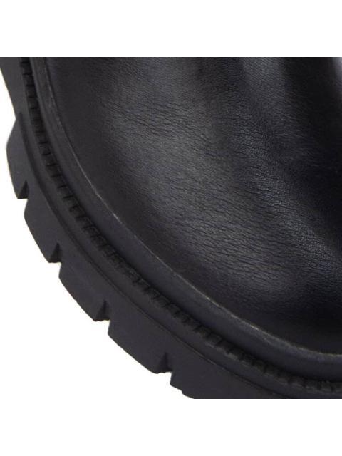 BOTA ALTA STRETCH SUELA TRACK NEGRO TIERRA BENDITA