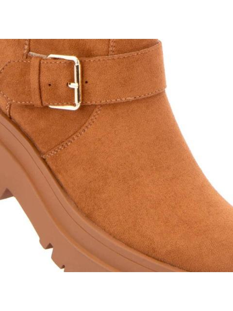 BOTA ALTA SUELA TRACK CAMEL TIERRA BENDITA