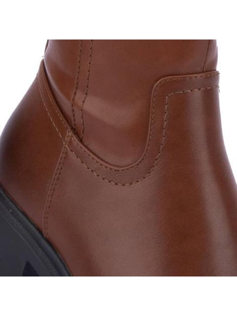 BOTA ALTA SUELA TRACK COGNAC TIERRA BENDITA