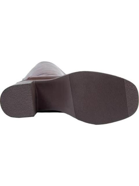 BOTA ALTA TACON CUADRADO CAFE TIERRA BENDITA