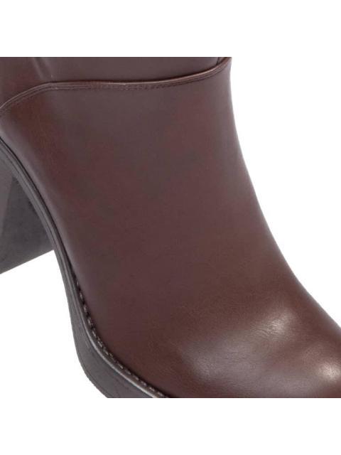 BOTA ALTA TACON CUADRADO CAFE TIERRA BENDITA