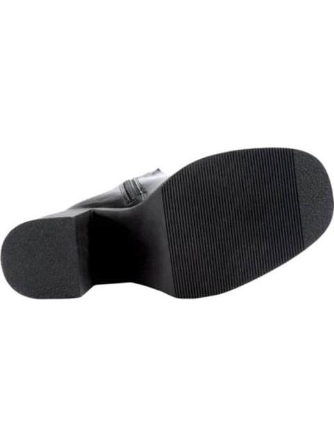 BOTA ALTA TACON CUADRADO NEGRO TIERRA BENDITA