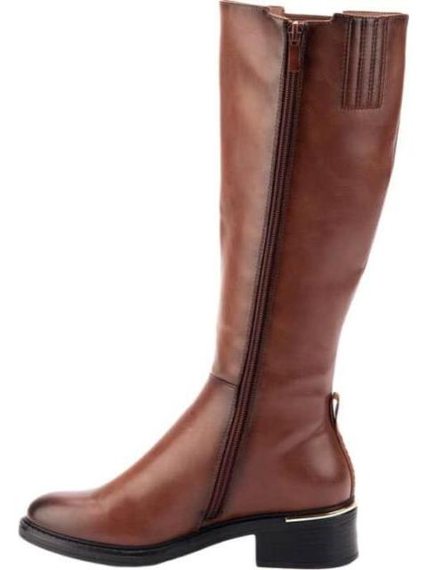 BOTA ALTA TUBO ELASTICO COGNAC GOODYEAR