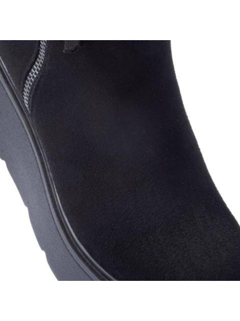 BOTA ANTE CON CIERRE NEGRO VI LINE