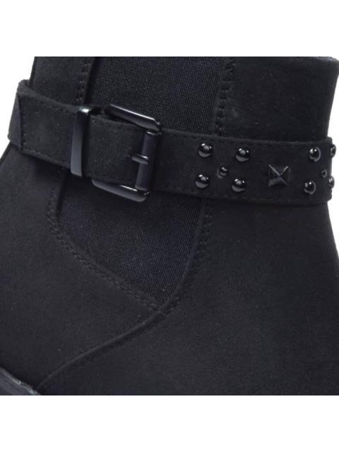 BOTA ANTE CON PLATAFORMA NEGRO TIERRA BENDITA