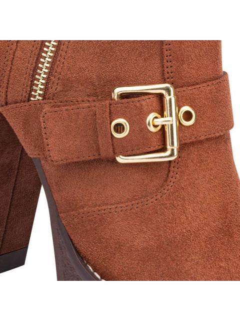 BOTA ANTE PLATAFORMA TRACK COGNAC BELINDA PEREGRIN