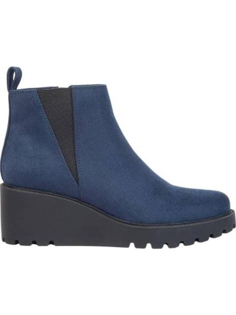 BOTA CASUAL TACON CUÑA AZUL MARINO VI LINE