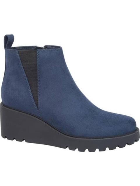 BOTA CASUAL TACON CUÑA AZUL MARINO VI LINE