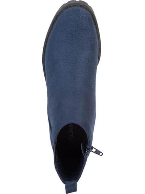 BOTA CASUAL TACON CUÑA AZUL MARINO VI LINE