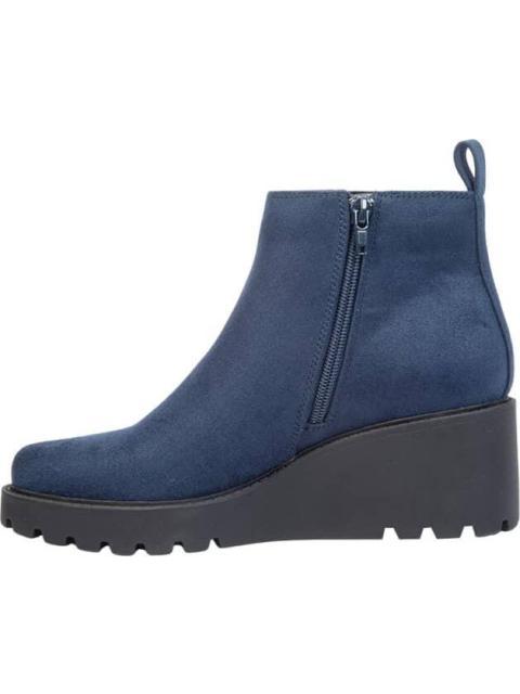 BOTA CASUAL TACON CUÑA AZUL MARINO VI LINE