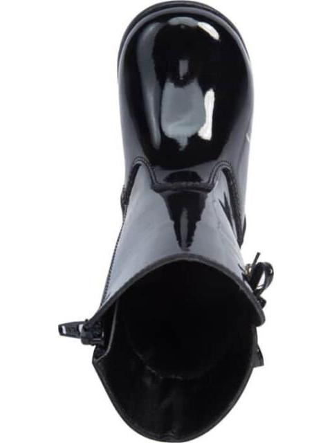BOTA CHAROL CON MOÑO NEGRO VIVIS SHOES KIDS