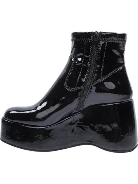 BOTA CHAROL CON PLATAFORMA NEGRO VI LINE FASHION