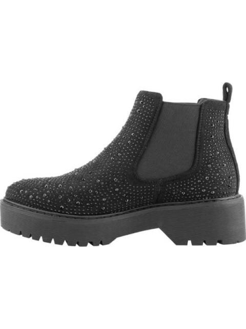 BOTA CHELSEA CON PEDRERIA NEGRO BELINDA PEREGRIN