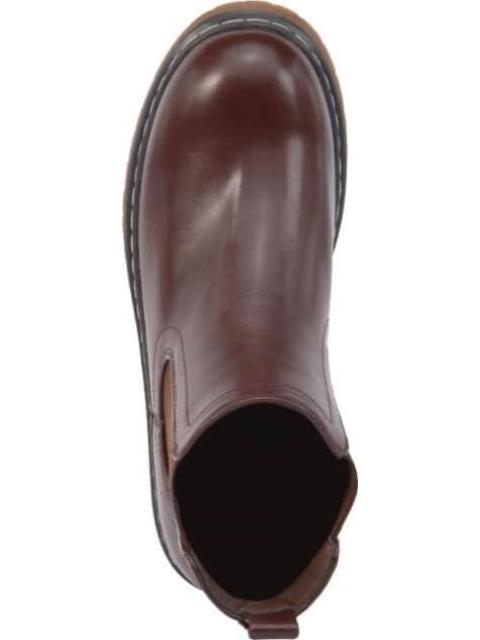 BOTA CHELSEA CON PLATAFORMA COGNAC GOODYEAR