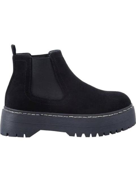 BOTA CHELSEA PU CON PLATAFORMA NEGRO GOODYEAR