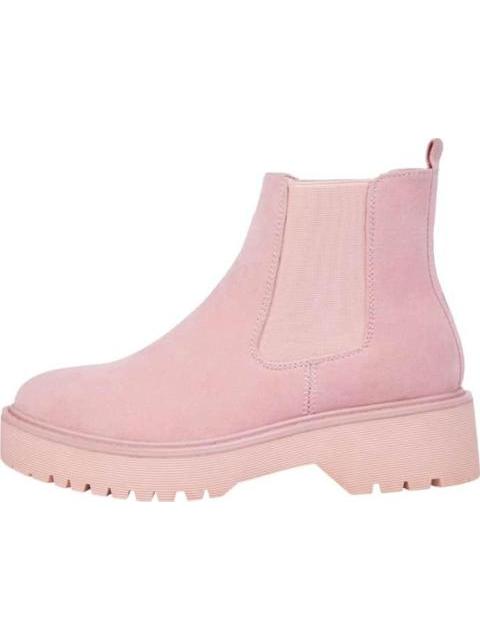 BOTA CHELSEA SUELA TRACK ROSA GOODYEAR