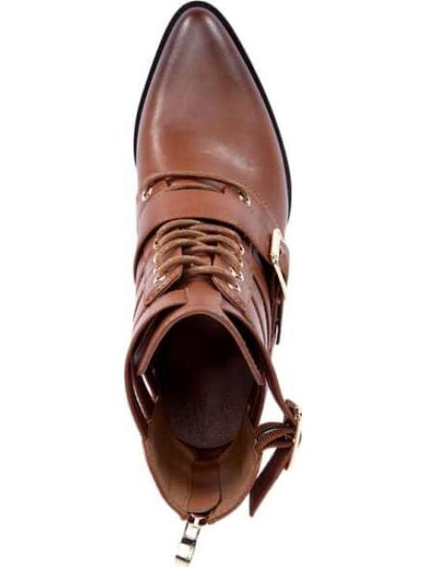 BOTA CON ABERTURA COGNAC TIERRA BENDITA