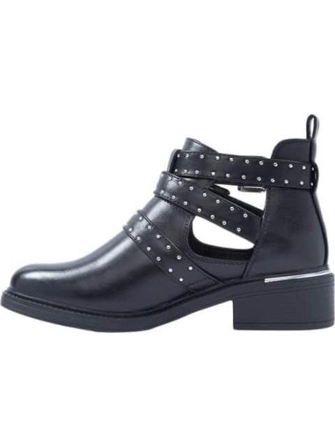 BOTA CON ABERTURA SUELA TRACK NEGRO TIERRA BENDITA