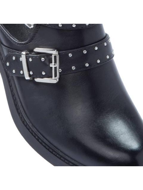 BOTA CON ABERTURA SUELA TRACK NEGRO TIERRA BENDITA