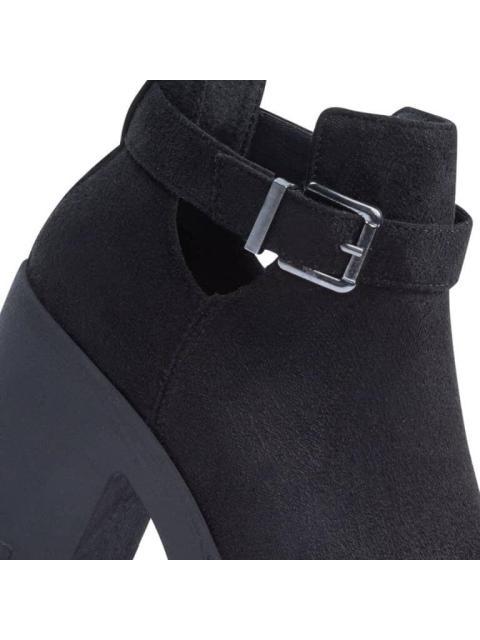 BOTA CON ABERTURA TACON MEDIO NEGRO TIERRA BENDITA