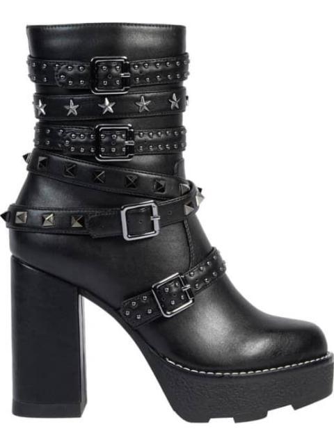 BOTA CON ESTOPEROLES PLATAFORMA TRACK NEGRO BELINDA PEREGRIN