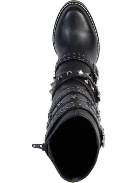 BOTA CON ESTOPEROLES PLATAFORMA TRACK NEGRO BELINDA PEREGRIN