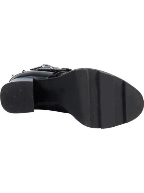 BOTA CON ESTOPEROLES PLATAFORMA TRACK NEGRO BELINDA PEREGRIN