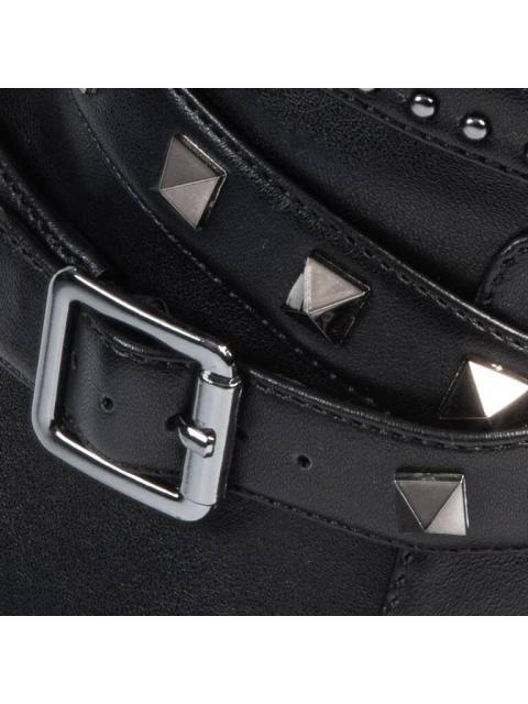 BOTA CON ESTOPEROLES PLATAFORMA TRACK NEGRO BELINDA PEREGRIN