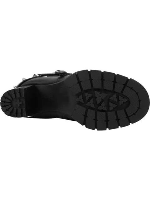 BOTA CON ESTOPEROLES TACON ALTO NEGRO BELINDA PEREGRIN