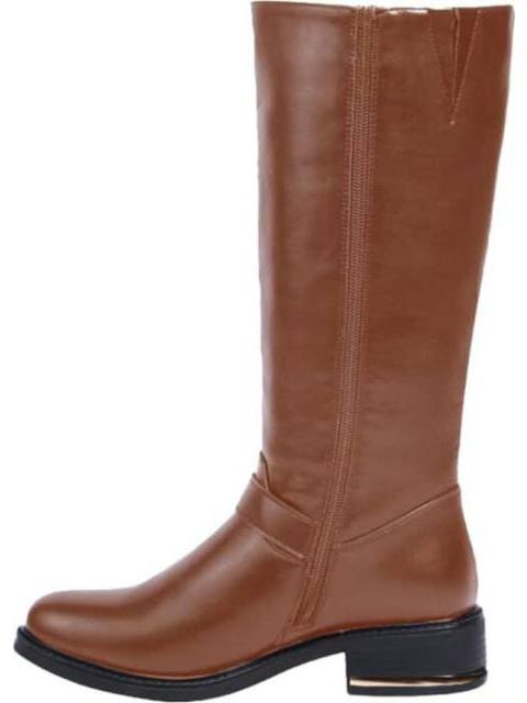 BOTA CON HEBILLAS COGNAC TIERRA BENDITA