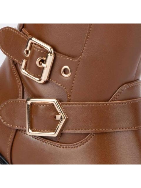 BOTA CON HEBILLAS COGNAC TIERRA BENDITA