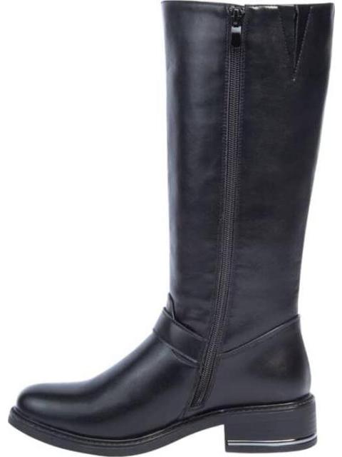 BOTA CON HEBILLAS TACON BAJO NEGRO TIERRA BENDITA