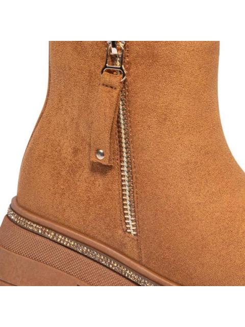 BOTA CON PEDRERIA CAMEL VIVIS SHOES KIDS