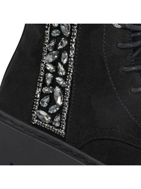 BOTA CON PEDRERIA NEGRO VIVIS SHOES KIDS