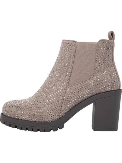 BOTA CON PEDRERIA SUELA TRACK TAUPE VI LINE