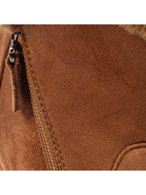 BOTA CONFORT FORRO PELUCHE CAMEL SHOSH