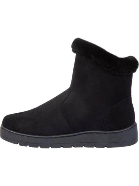 BOTA CONFORT FORRO PELUCHE NEGRO SHOSH