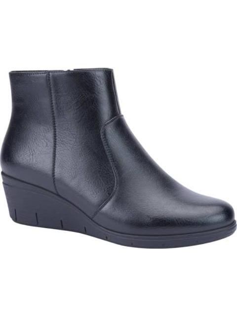 BOTIN CUÑA BAJA NEGRO SHOSH CONFORT