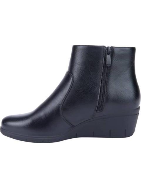 BOTIN CUÑA BAJA NEGRO SHOSH CONFORT