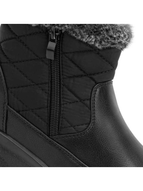 BOTA CONFORT FORRO PELUCHE NEGRO SHOSH
