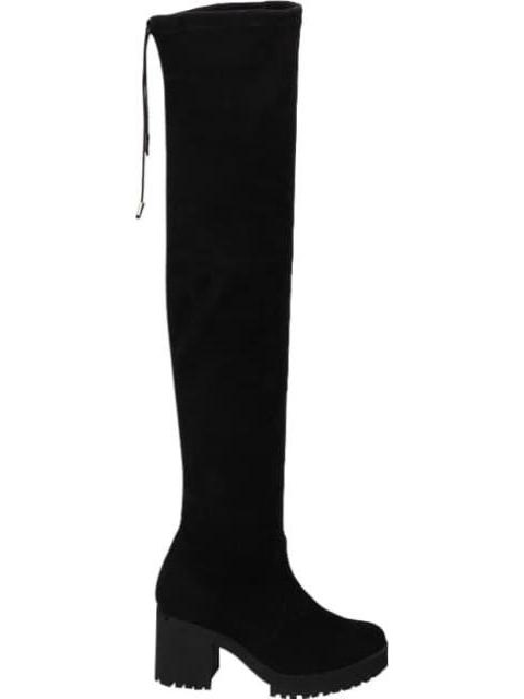 BOTA EXTRA LARGA ANTE STRETCH SUELA TRACK NEGRO