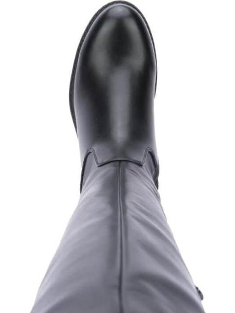 BOTA EXTRA LARGA STRETCH NEGRO TIERRA BENDITA