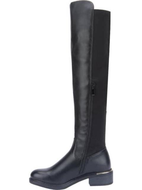 BOTA EXTRA LARGA STRETCH NEGRO TIERRA BENDITA