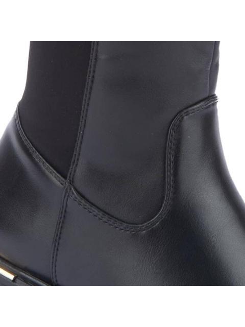 BOTA EXTRA LARGA STRETCH NEGRO TIERRA BENDITA